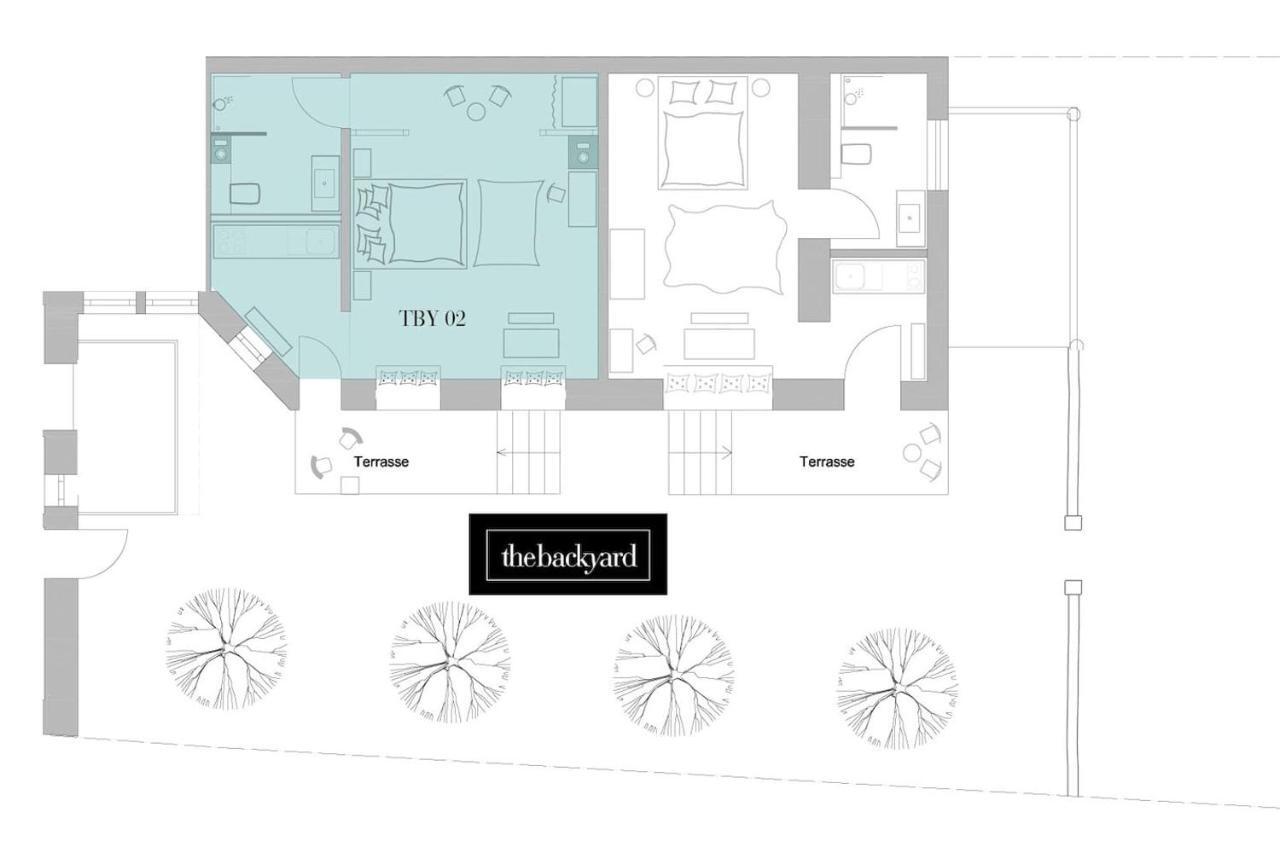 Exklusive Designferienwohnung The Backyard Tby 02 Trewir Zewnętrze zdjęcie